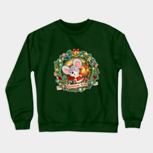 santa mouse 2019 Crewneck Sweatshirt